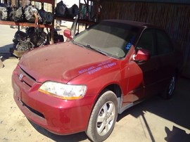 2000 HONDA ACCORD, RED, SE MODEL, 2.3L, V-TEC, AT,     A26332